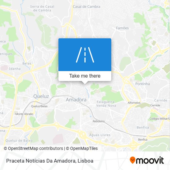 Praceta Notícias Da Amadora mapa