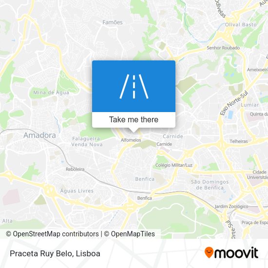 Praceta Ruy Belo mapa