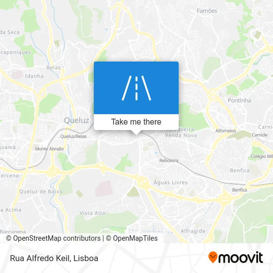 Rua Alfredo Keil map