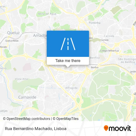 Rua Bernardino Machado map