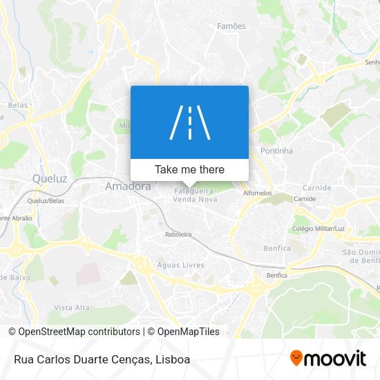 Rua Carlos Duarte Cenças map