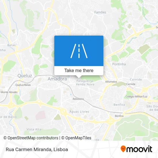 Rua Carmen Miranda map