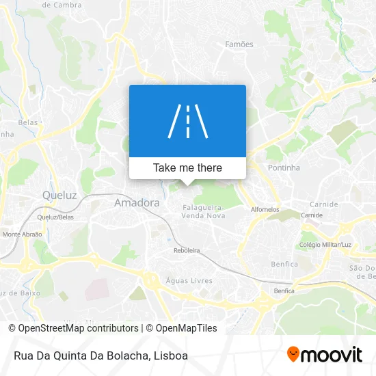 Rua Da Quinta Da Bolacha map