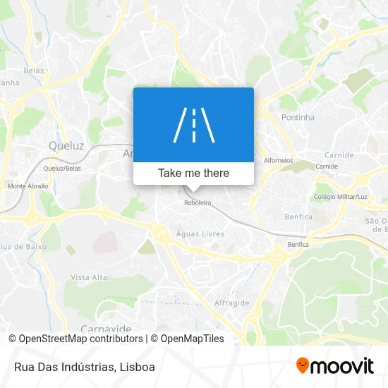 Rua Das Indústrias map