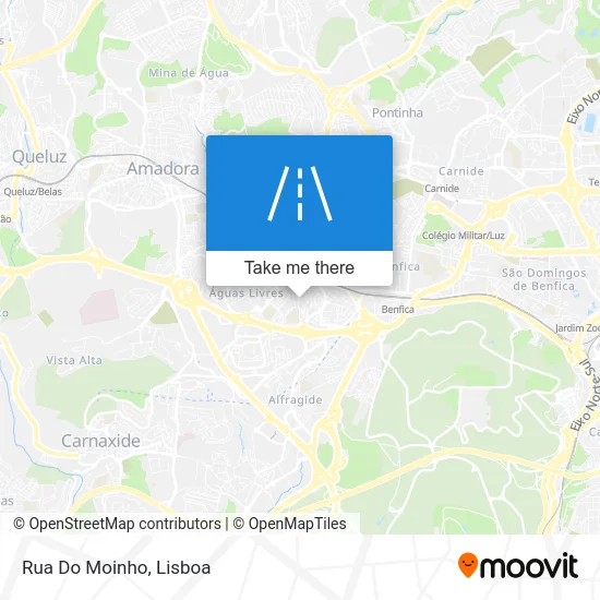 Rua Do Moinho map