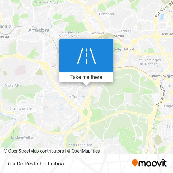 Rua Do Restolho map
