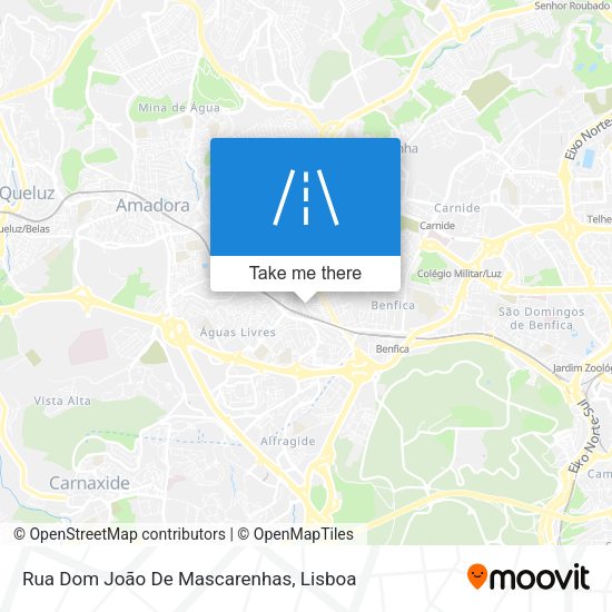 Rua Dom João De Mascarenhas map