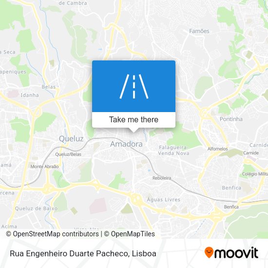 Rua Engenheiro Duarte Pacheco mapa