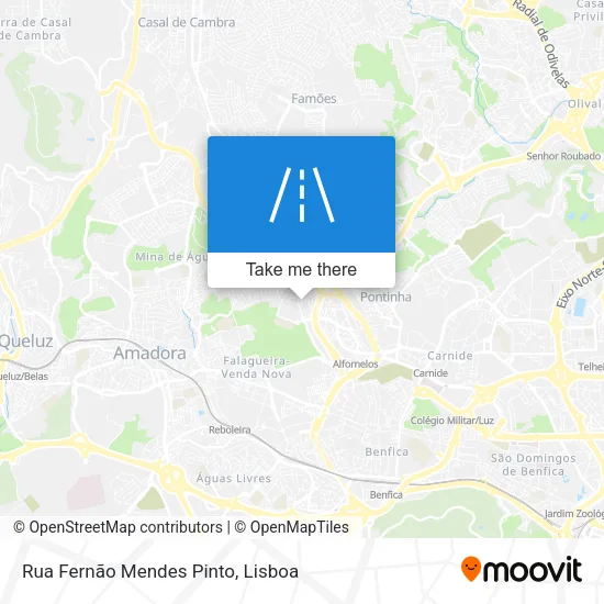 Rua Fernão Mendes Pinto map