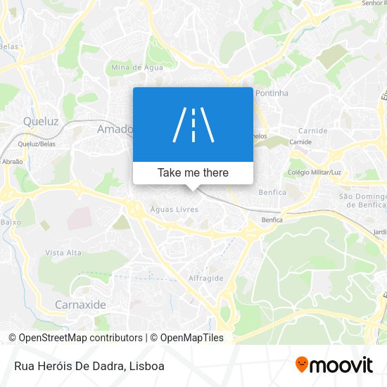 Rua Heróis De Dadra mapa