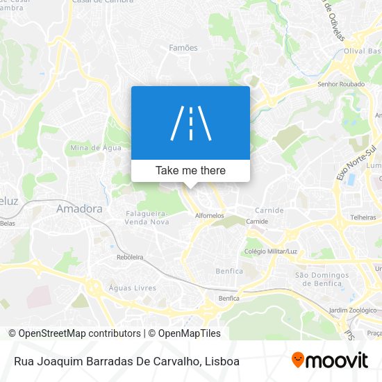 Rua Joaquim Barradas De Carvalho mapa