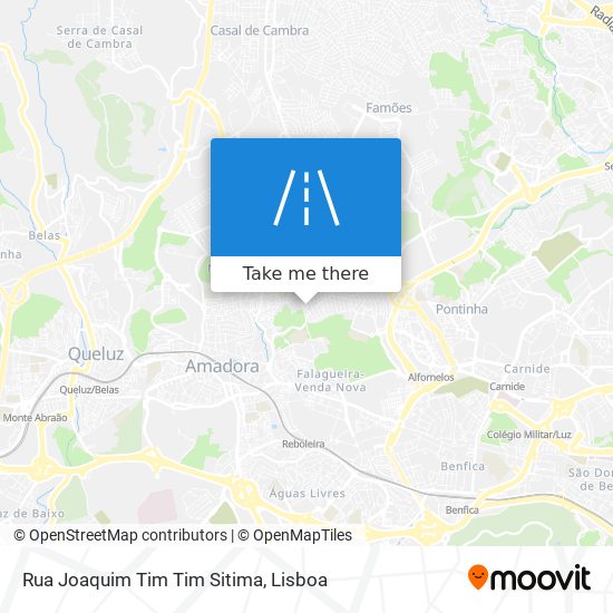 Rua Joaquim Tim Tim Sitima map