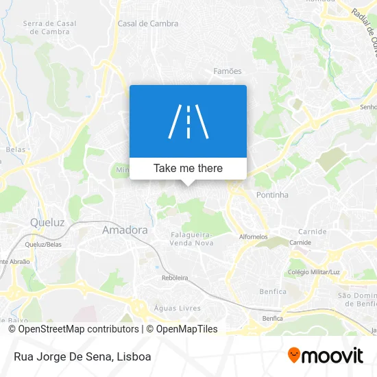 Rua Jorge De Sena map