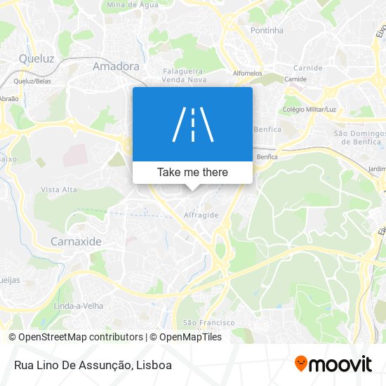 Rua Lino De Assunção mapa