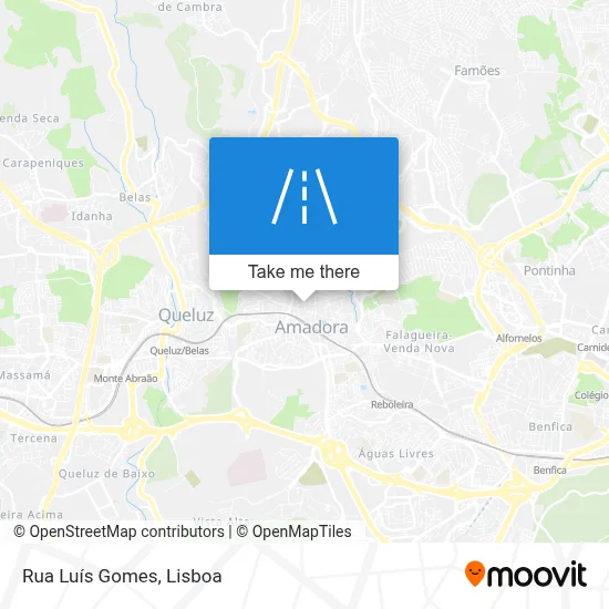 Rua Luís Gomes map