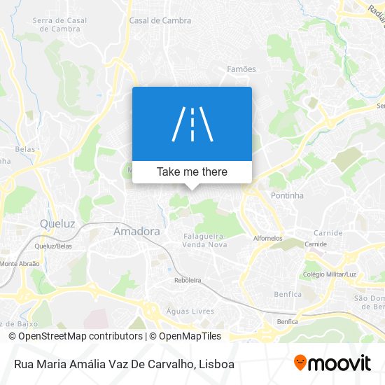 Rua Maria Amália Vaz De Carvalho mapa