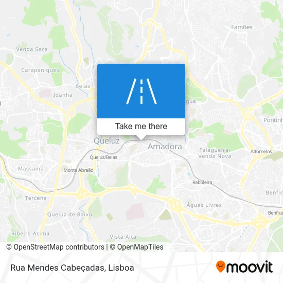 Rua Mendes Cabeçadas map