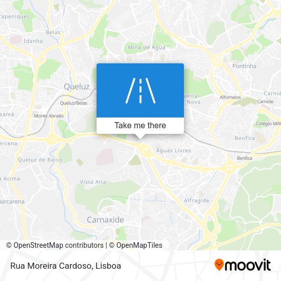 Rua Moreira Cardoso map