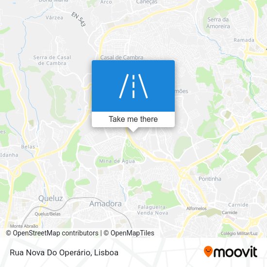 Rua Nova Do Operário map