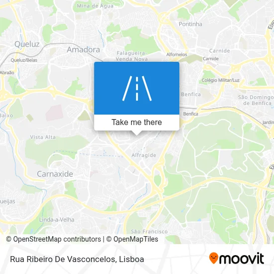 Rua Ribeiro De Vasconcelos map