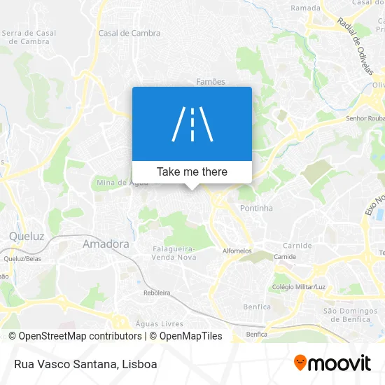 Rua Vasco Santana map