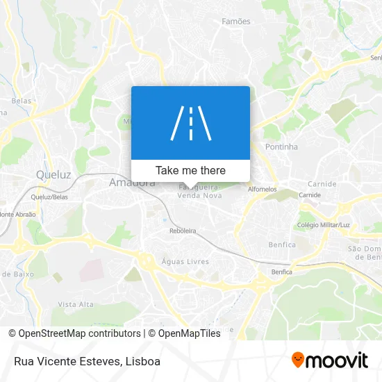 Rua Vicente Esteves map