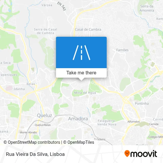Rua Vieira Da Silva map
