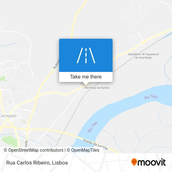 Rua Carlos Ribeiro map