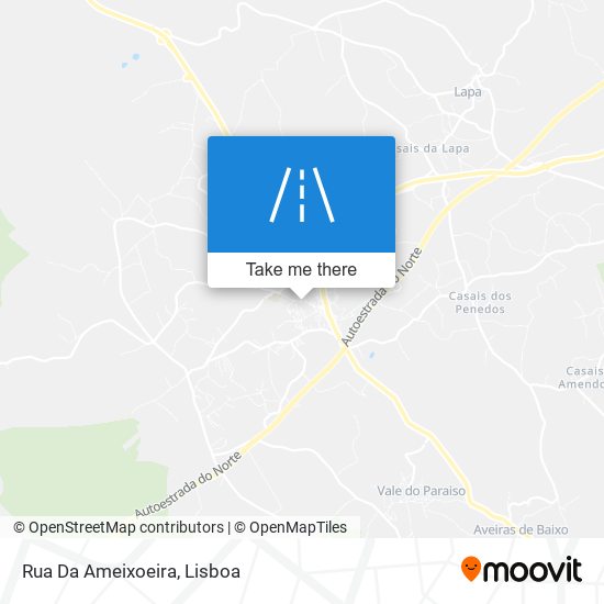 Rua Da Ameixoeira mapa