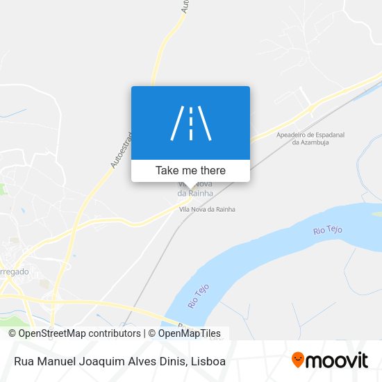 Rua Manuel Joaquim Alves Dinis mapa