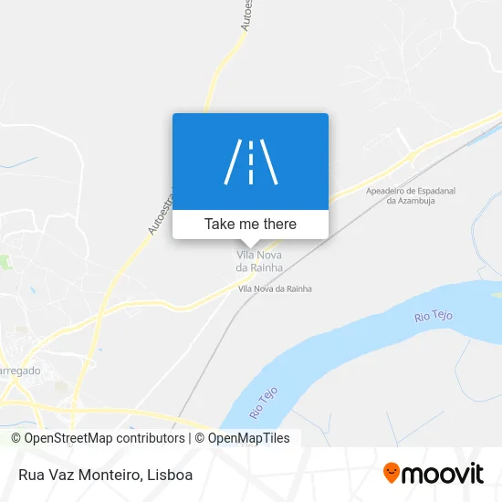 Rua Vaz Monteiro map
