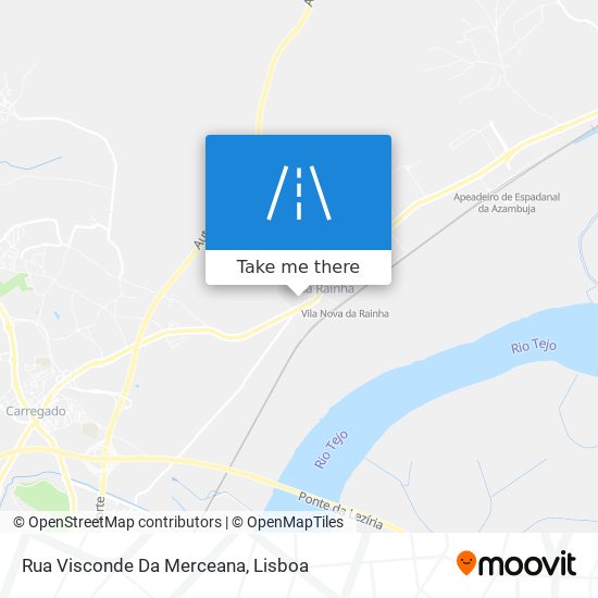 Rua Visconde Da Merceana map