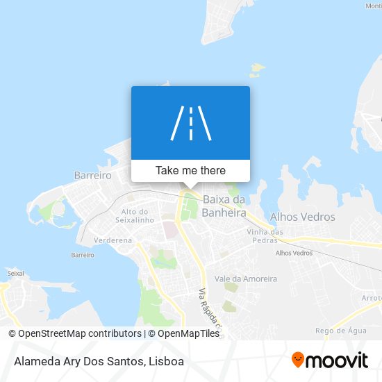 Alameda Ary Dos Santos map