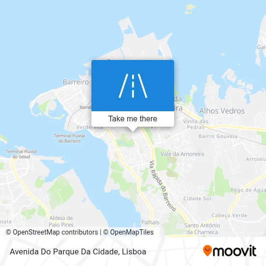 Avenida Do Parque Da Cidade map