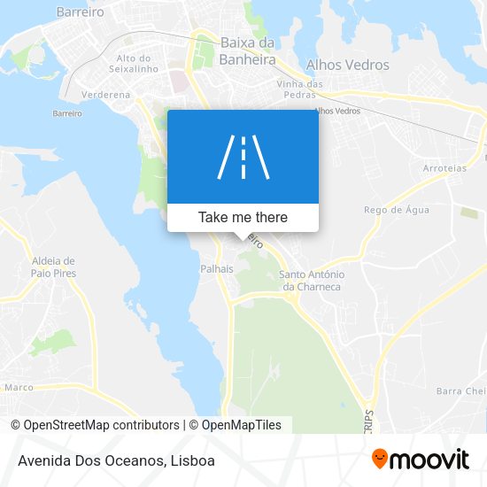 Avenida Dos Oceanos mapa
