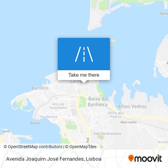 Avenida Joaquim José Fernandes mapa