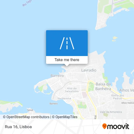 Rua 16 map