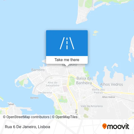 Rua 6 De Janeiro map