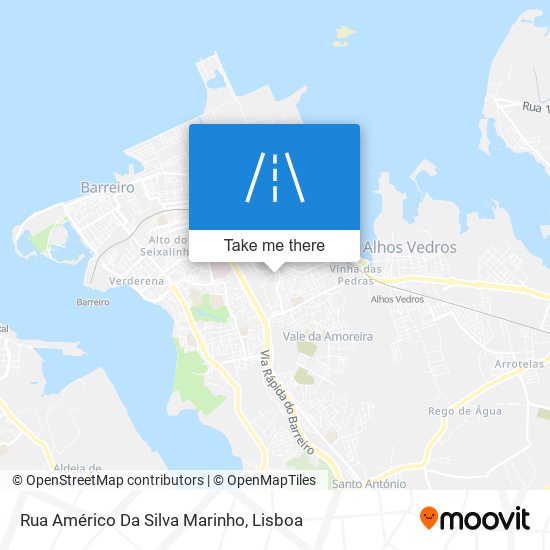 Rua Américo Da Silva Marinho map