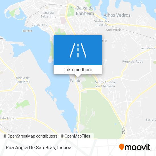 Rua Angra De São Brás map