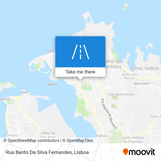 Rua Bento Da Silva Fernandes map
