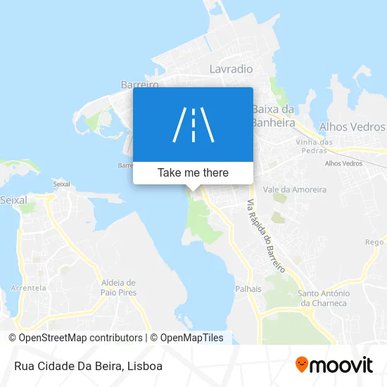 Rua Cidade Da Beira map