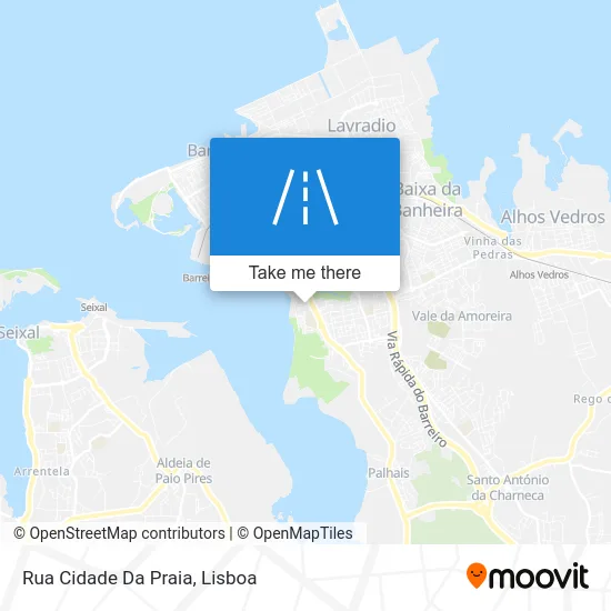 Rua Cidade Da Praia map