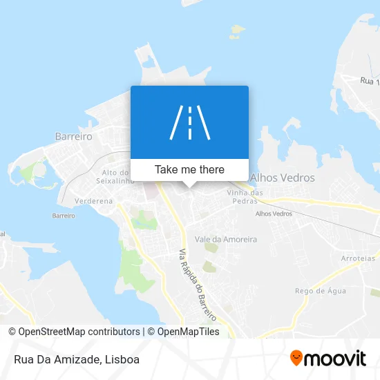 Rua Da Amizade map