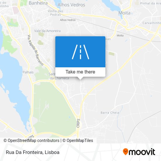 Rua Da Fronteira map