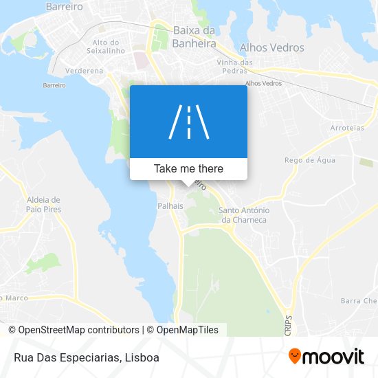 Rua Das Especiarias map