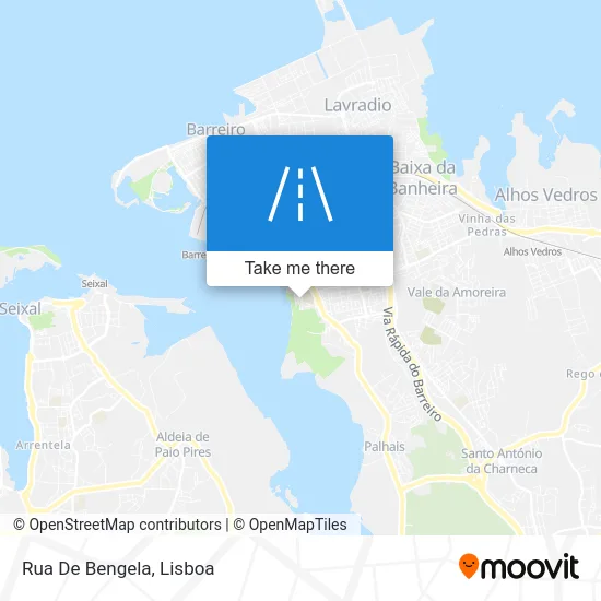 Rua De Bengela map