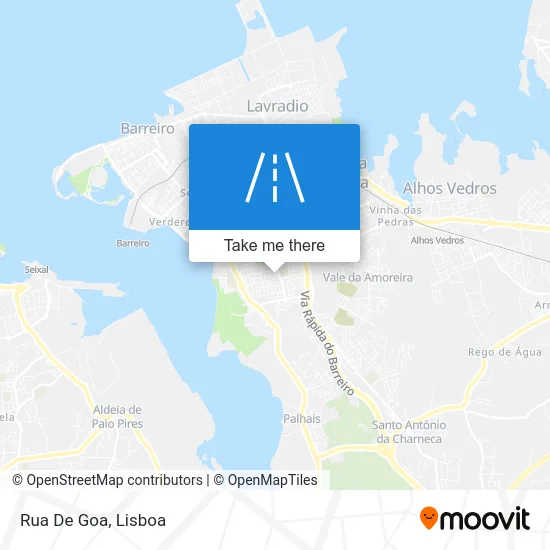 Rua De Goa map