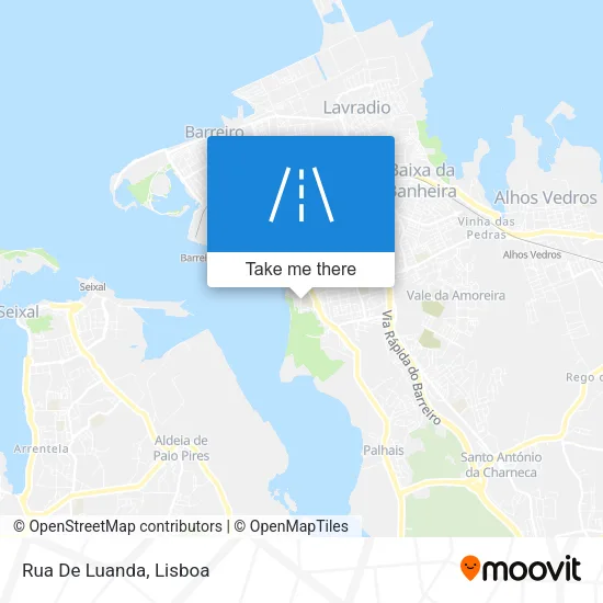 Rua De Luanda map