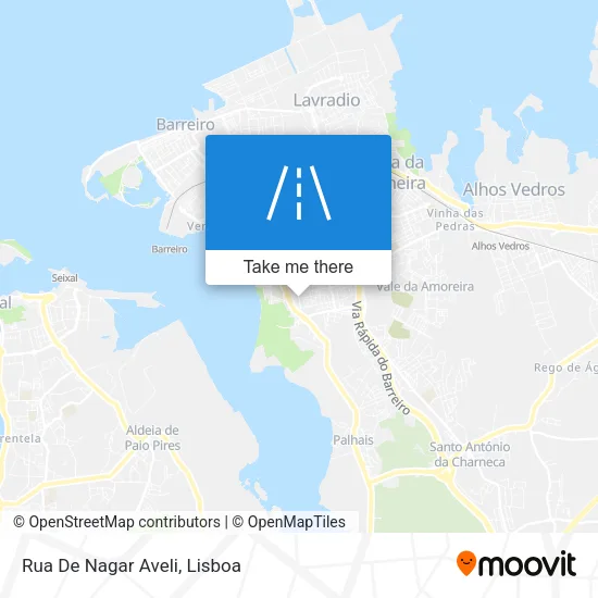 Rua De Nagar Aveli map